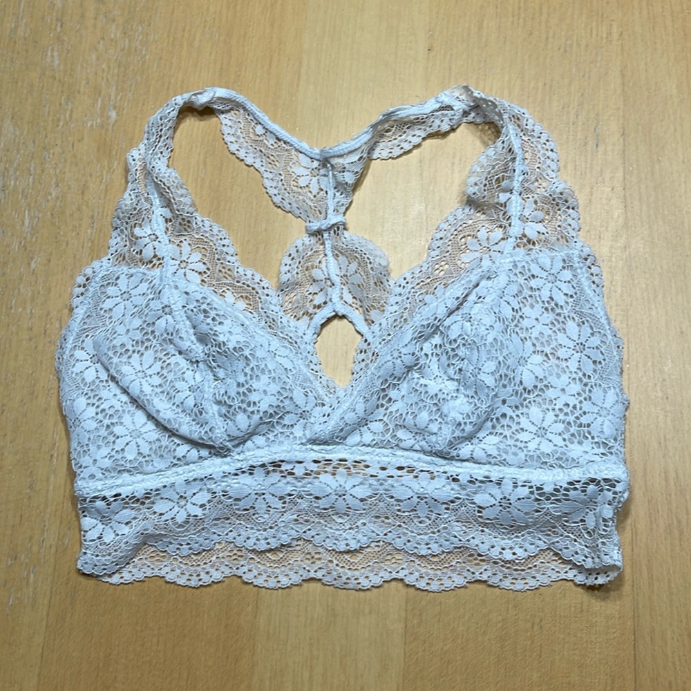 White bralette